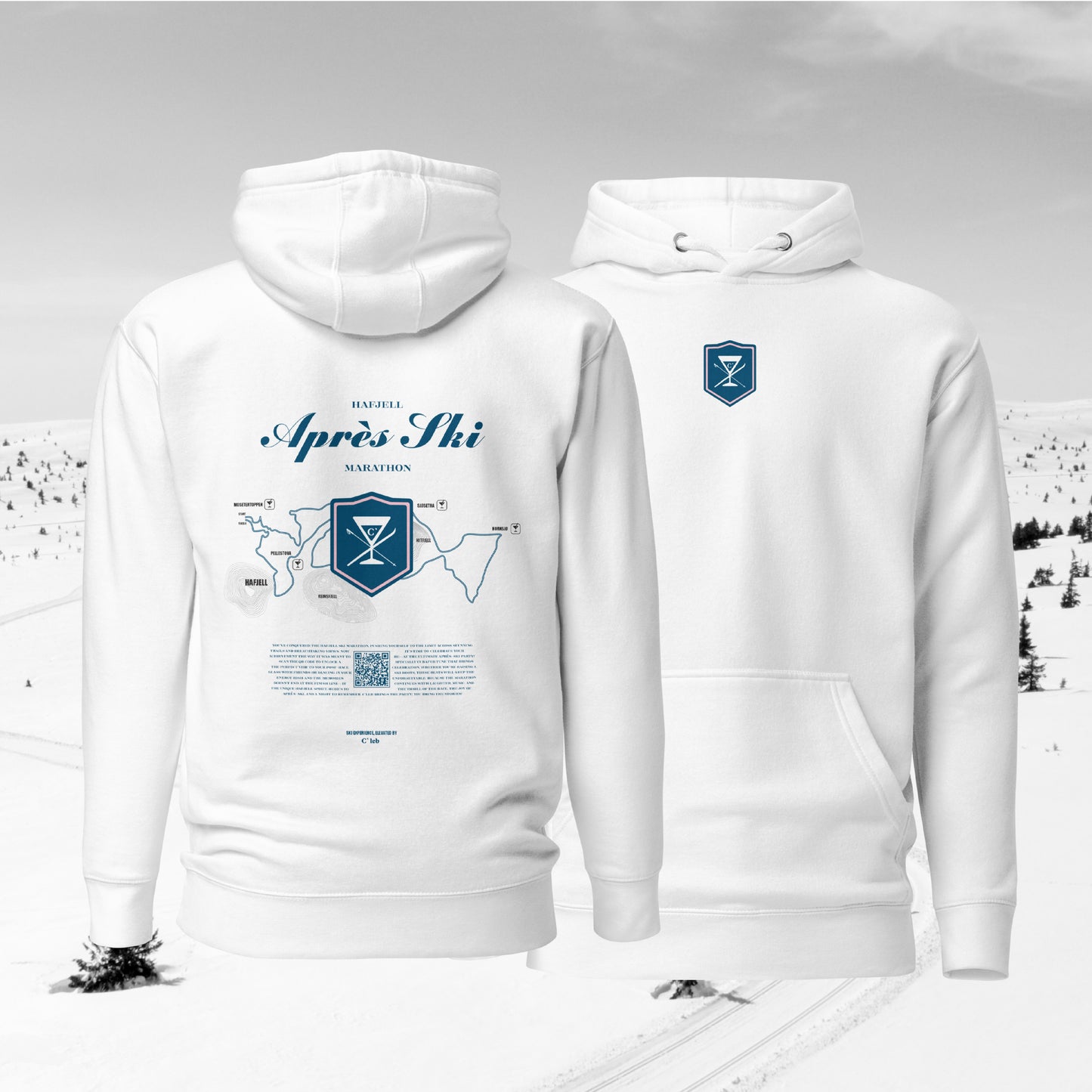 Après-Ski Comfort Meets Streetwear Style: Premium eco hoodie