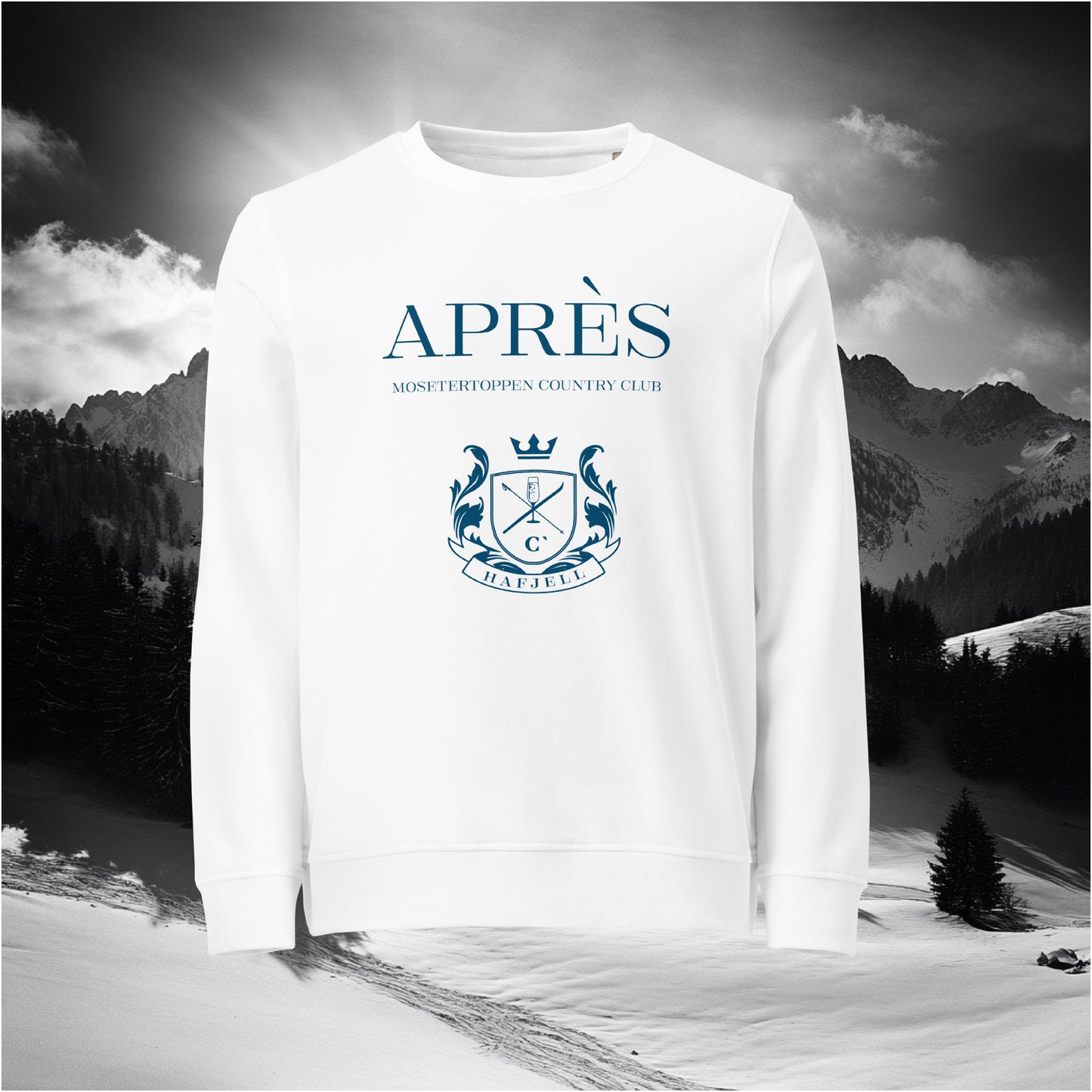 Mosetertoppen Country Club Unisex eco sweatshirt