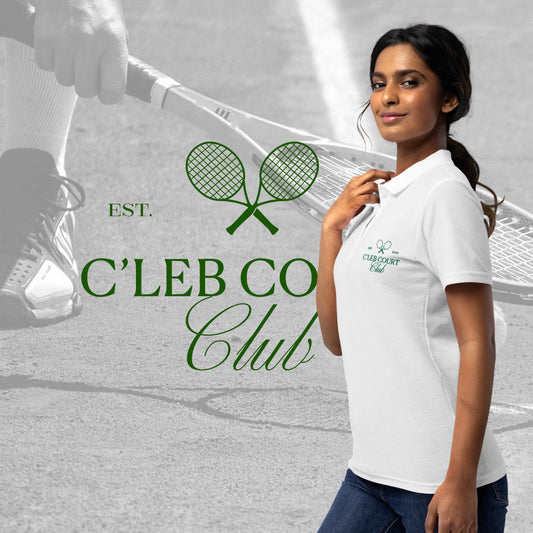 C’leb Court Club womens polo