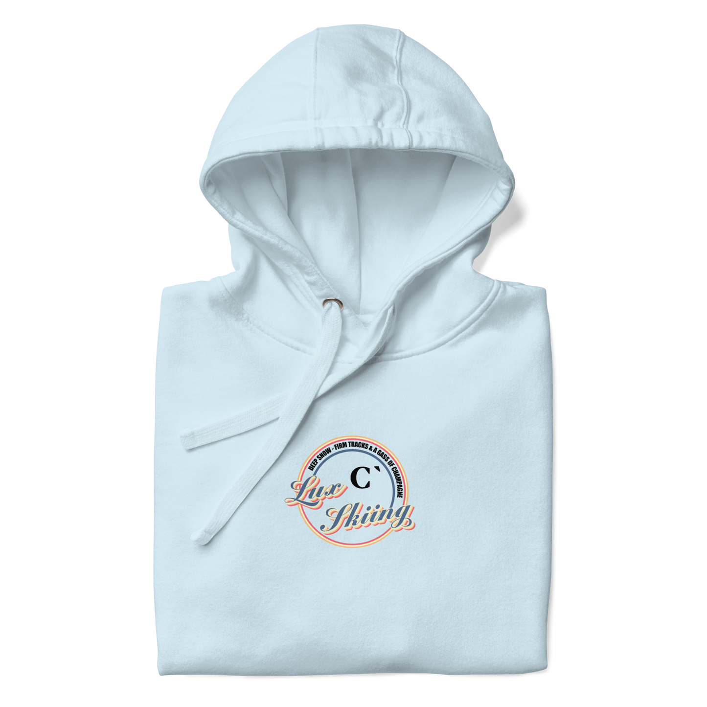 Lux Skiing Unisex Hoodie – Premium Streetwear and Après-Ski Style for Ultimate Comfort